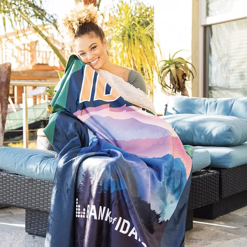 Custom Plush Sherpa Photo Blanket