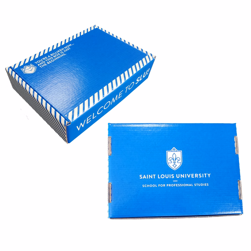 8" X 6" X 2" - E-Flute Outside Tuck Box