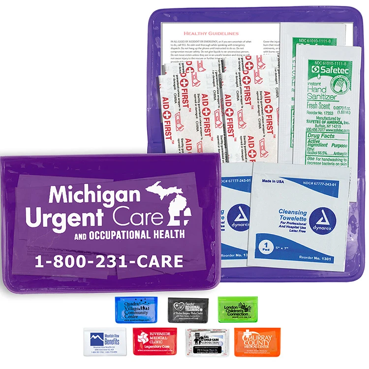 "MESS-NO-MORE XL" 10 Piece Stay Clean First Aid Kit 1