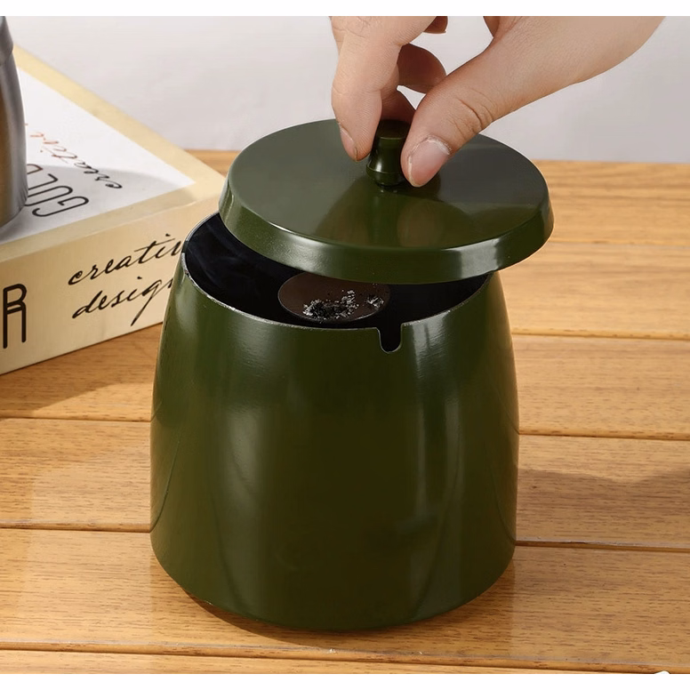 Ashtray with Lid for Cigarette
