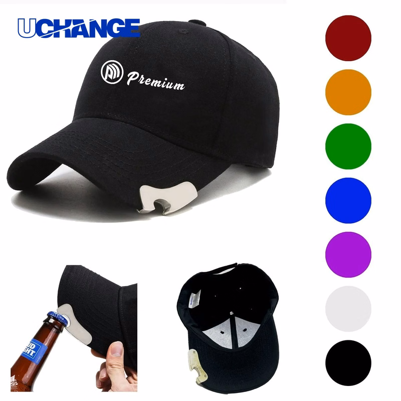 Baseball Cap with Bottle Opener
