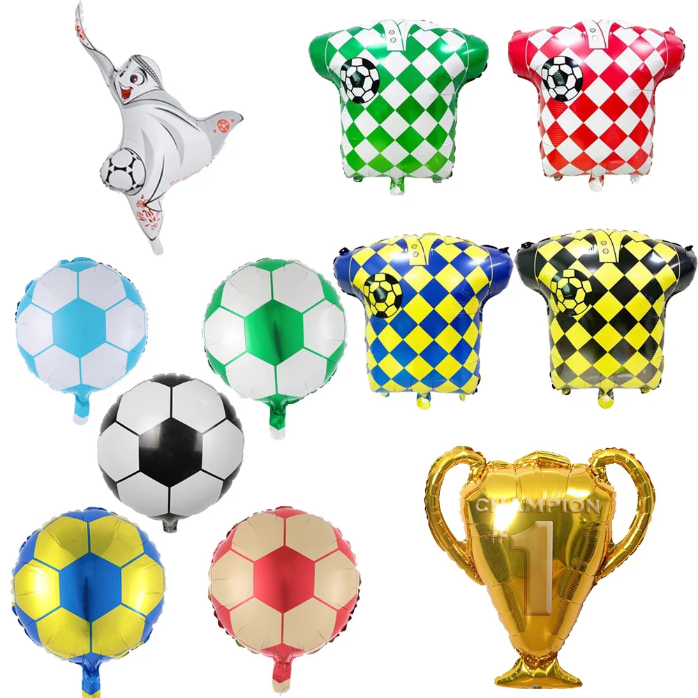 Qatar World Cup 18'' Football Jersey Mylar Balloon 1