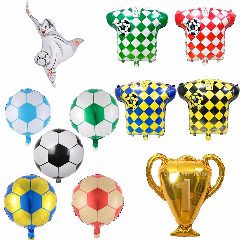 Qatar World Cup 18'' Football Jersey Mylar Balloon