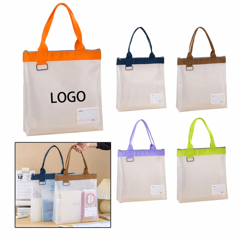 EVA Transparent Document Storage Tote Bag