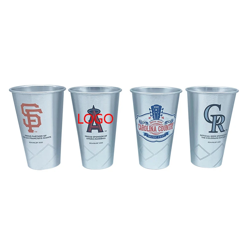 22 Ounces Aluminum Bar Mugs Cold-Drink Tumblers 1