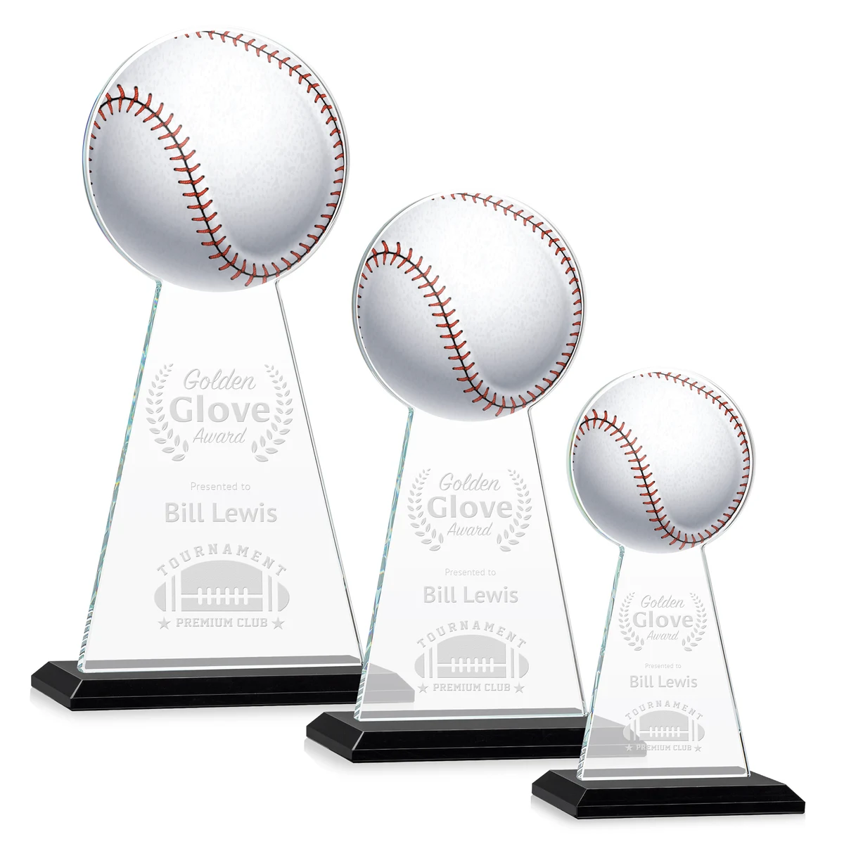 Edenwood Baseball Award - Black 1