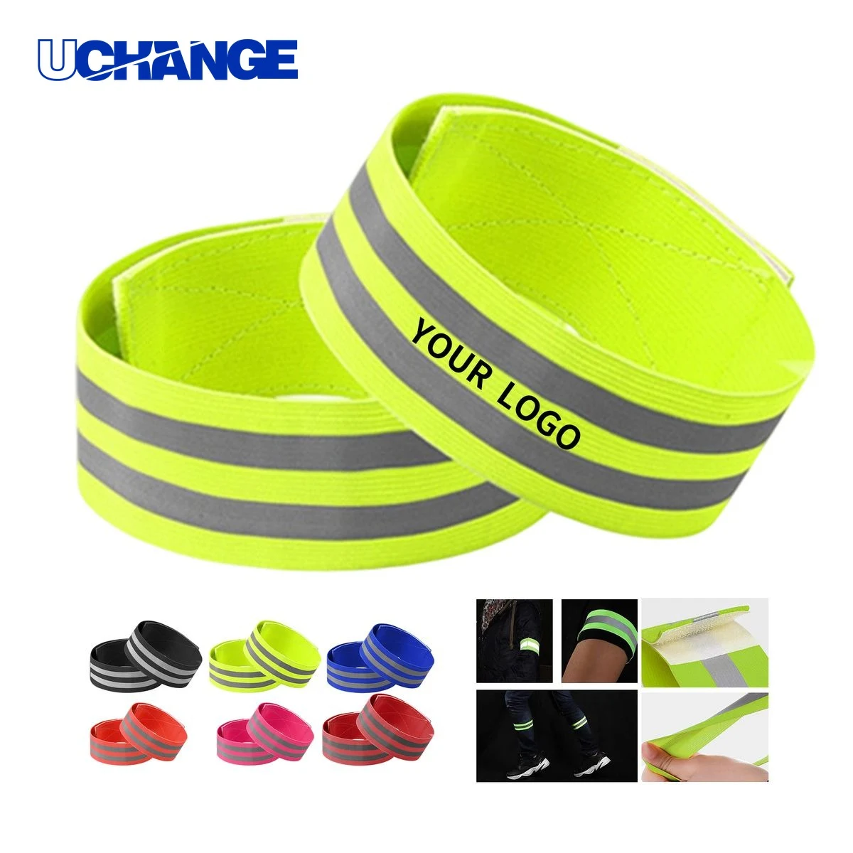 Reflective Adjustable Safety Band Strap for Arm Leg Wrist or Ankle 13.8" 1