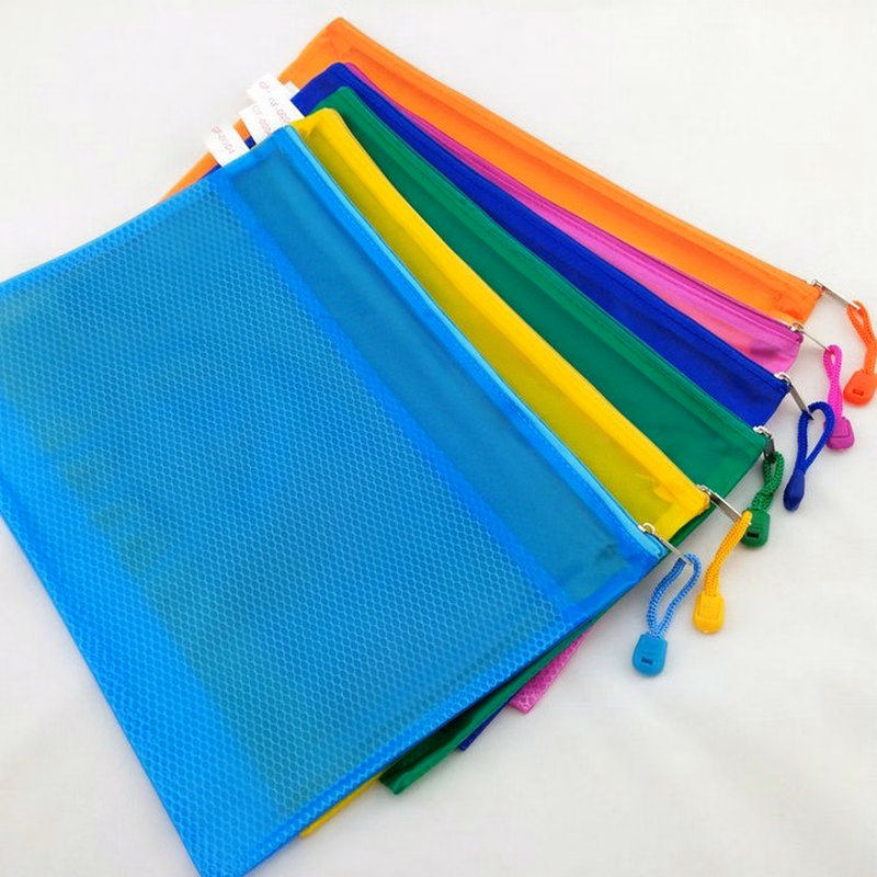 A4 Double Layers Document Folder File Bag Large Capacity