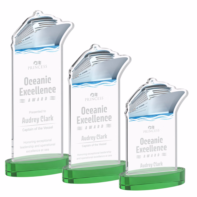 Voyager Award on Alberton Base - Green