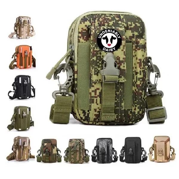 Custom 600D Nylon Tactical Molle Phone Pouch — Field-Ready EDC Organizer 1