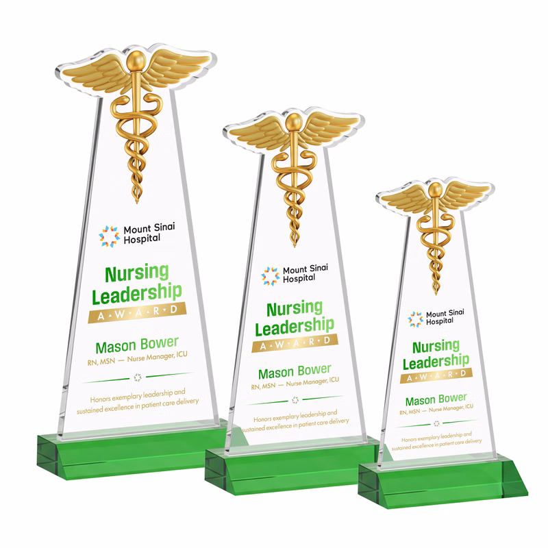 Caduceus VividPrint™ Award - Green