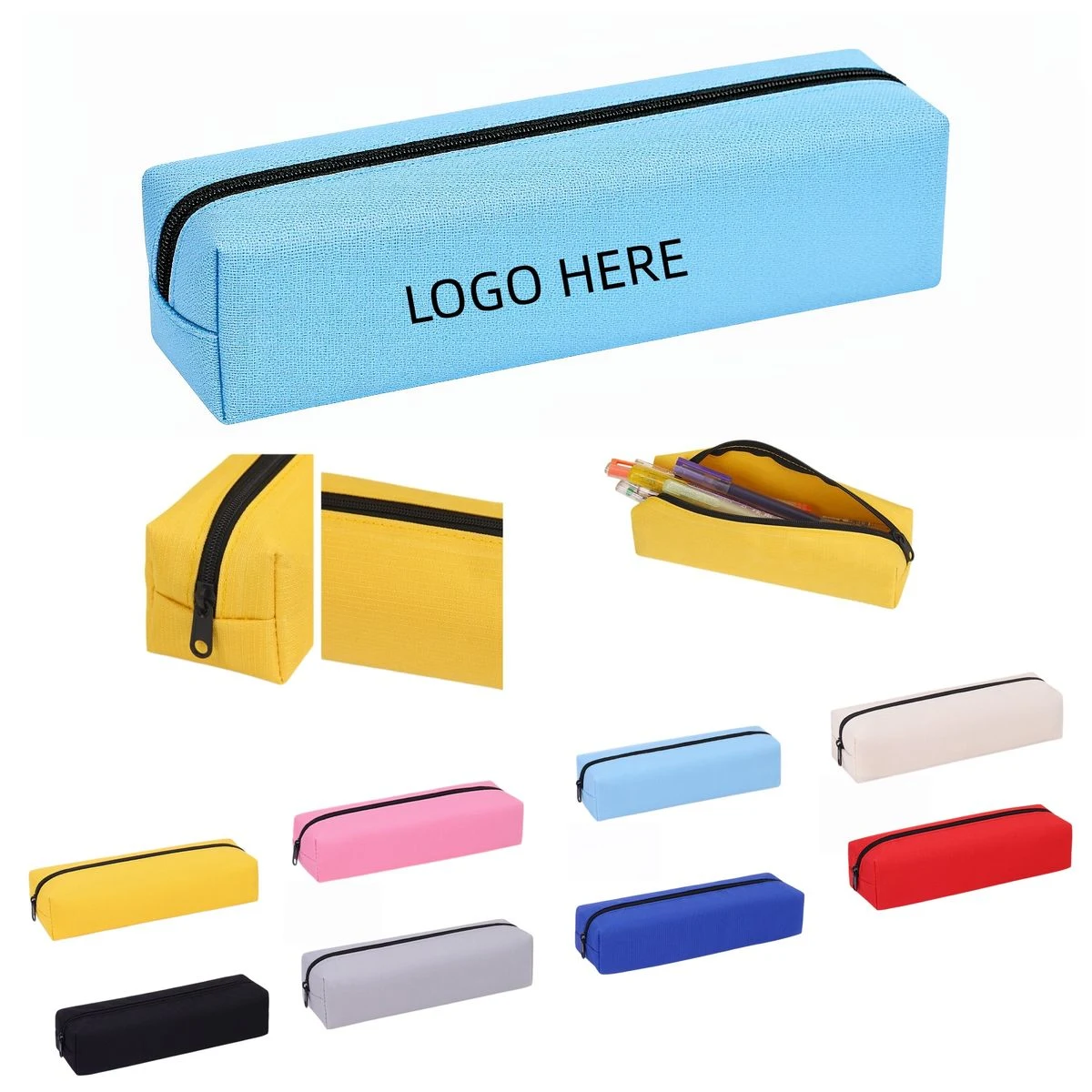Solid Color Minimalist Pencil Pouch 1