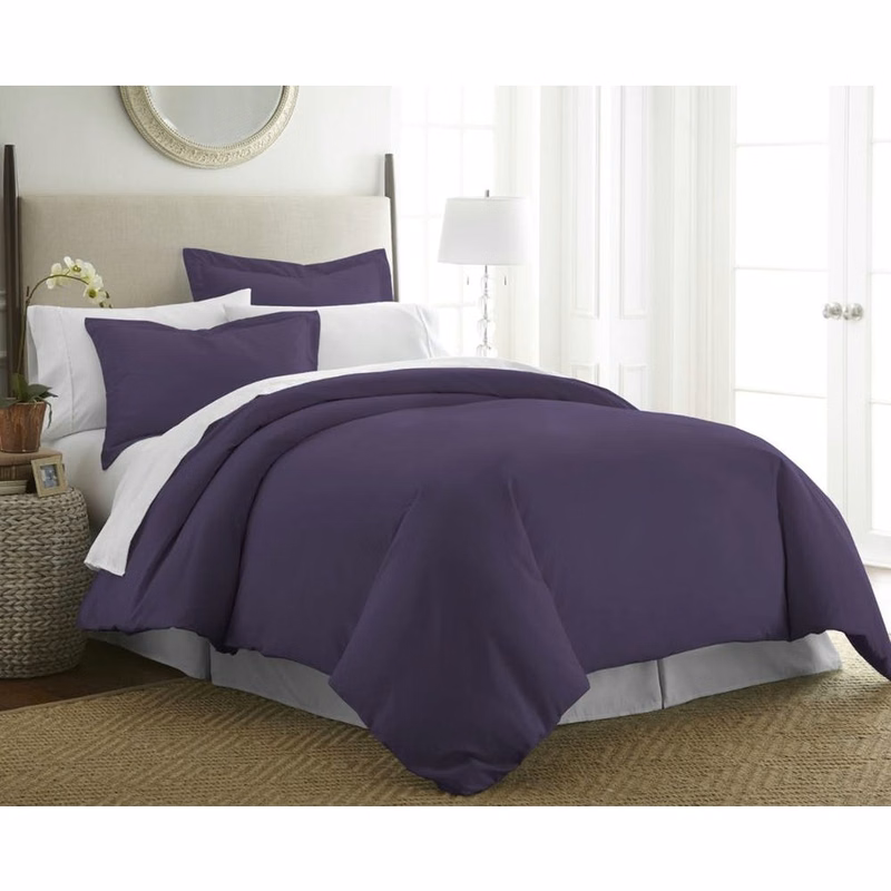 Duvet Cover Sets - Purple Full-Queen 3 Piece
