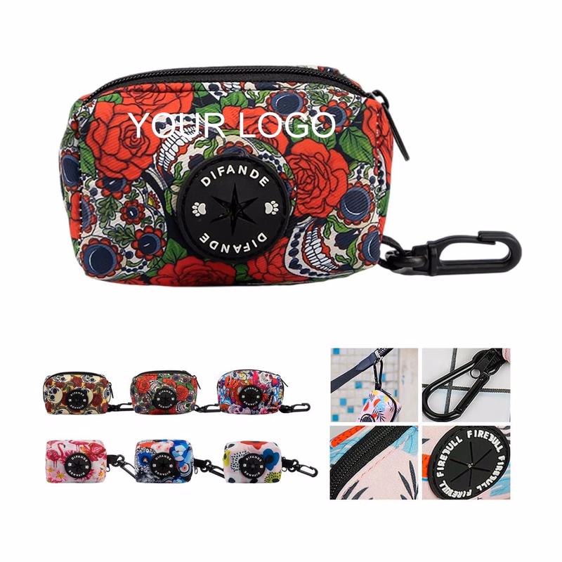 Pet Waste Bag Dispenser 3.5" x 2" x 2" with Rotating Clip Customizable