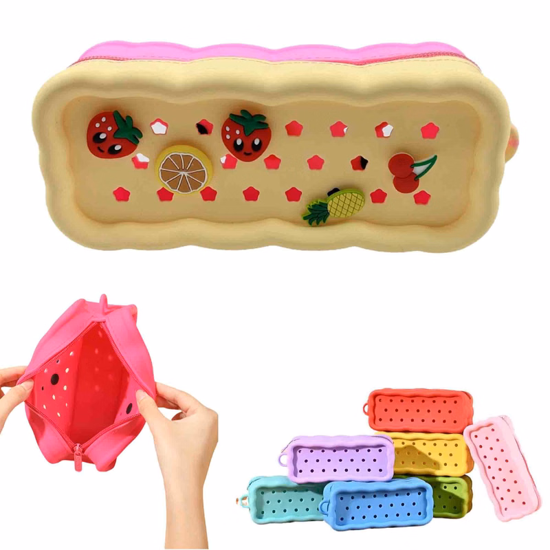 Multi Purpose Charms Portable Silicone Zipper Organizer Bag