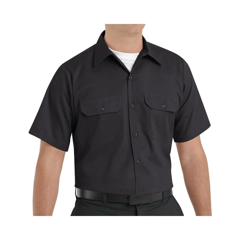 Red Kap Men's Utility Short Sleeve Work Shirt - ST62 1