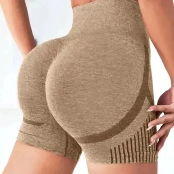 Women's High Waist Yoga Shorts for Gym & Running 1