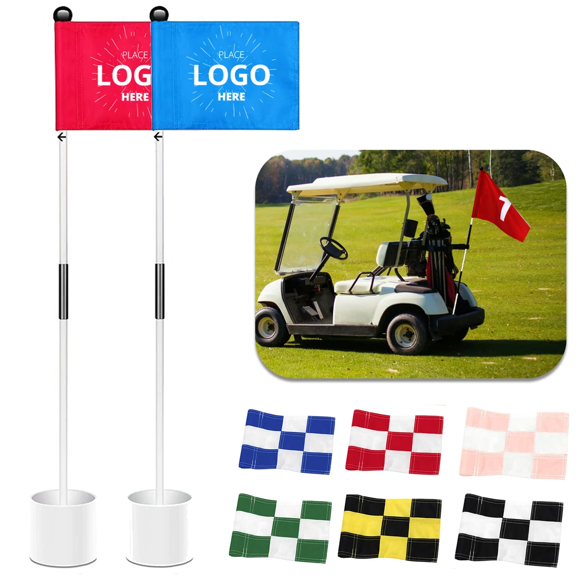 Practice Putting Green Flags for Yard 1
