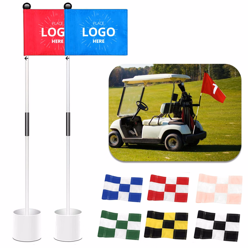 Practice Putting Green Flags for Yard