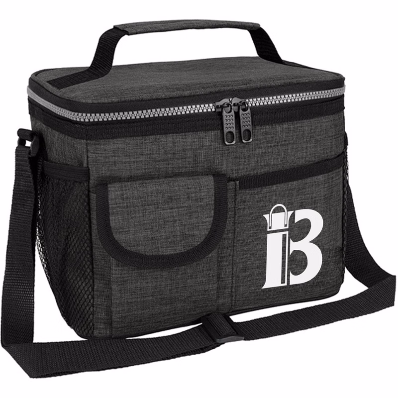 7.5L Oxford Lunch Cooler Bag w/ Handle for Outdoor Picnic