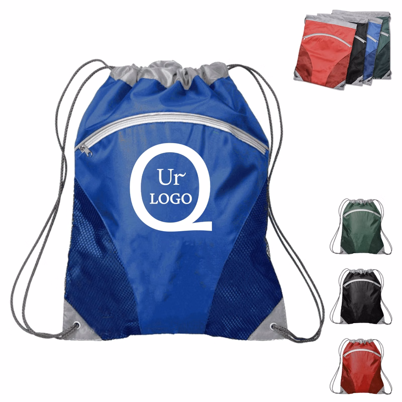 15.75X12.6 Inch Oxford Fabric Drawstring Backpack