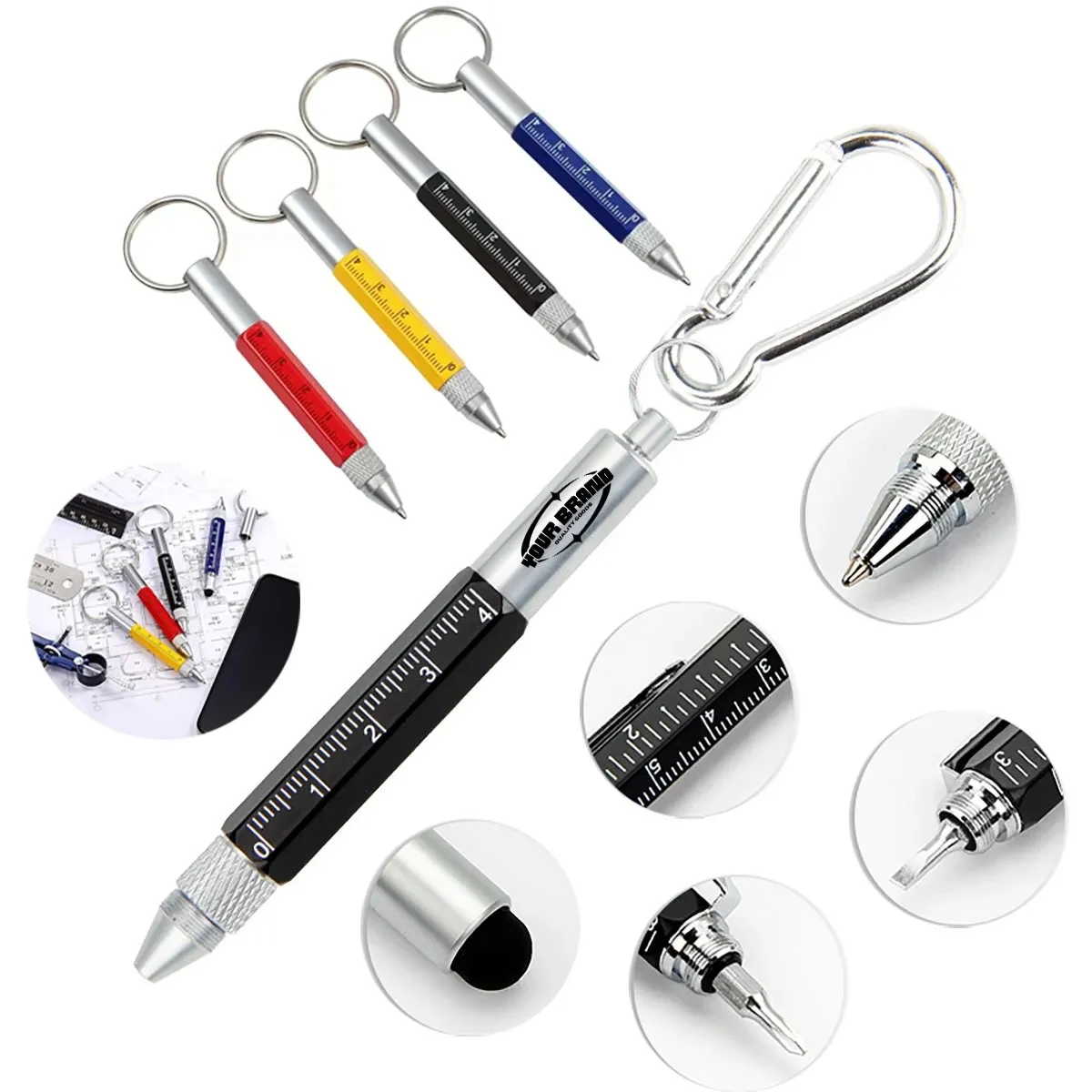 Multifunction Keychain Tool Pen 1
