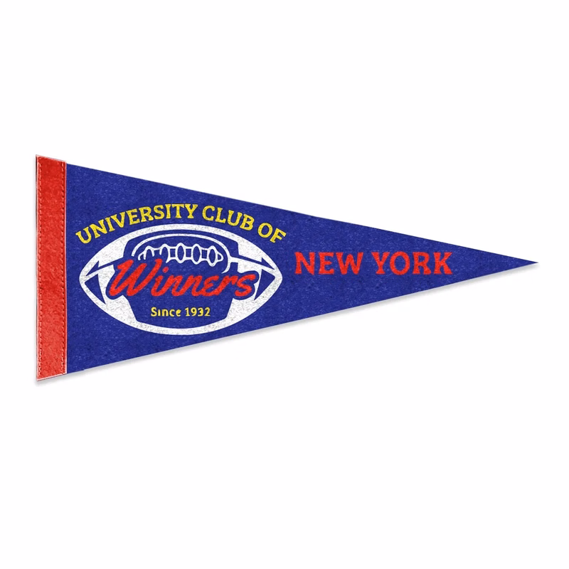12" x 30" Acrylic Felt Pennant without Pole - Class A
