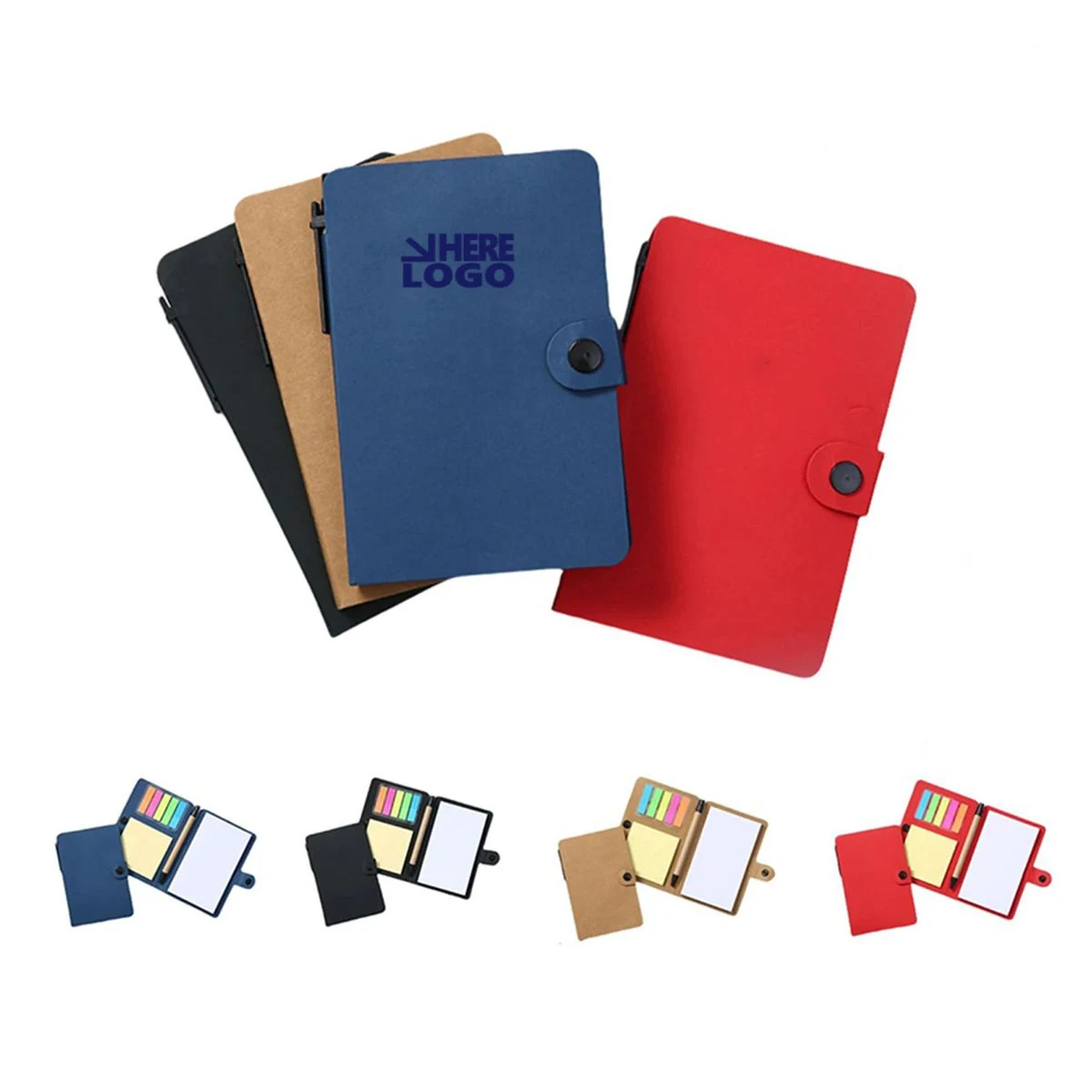Notebook Sticky Notes with Pen 1