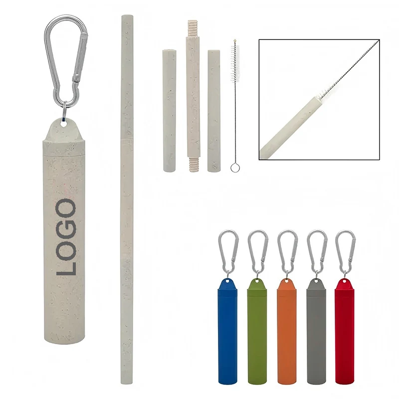 Buildable Wheat Straw Kit W/ Carabiner 1