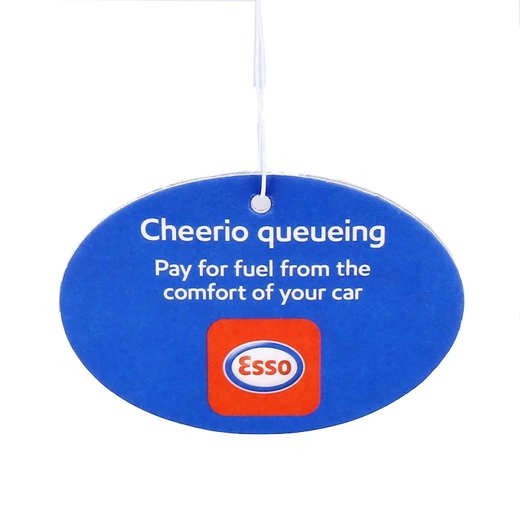 Full Color Air Freshener - Oval 1