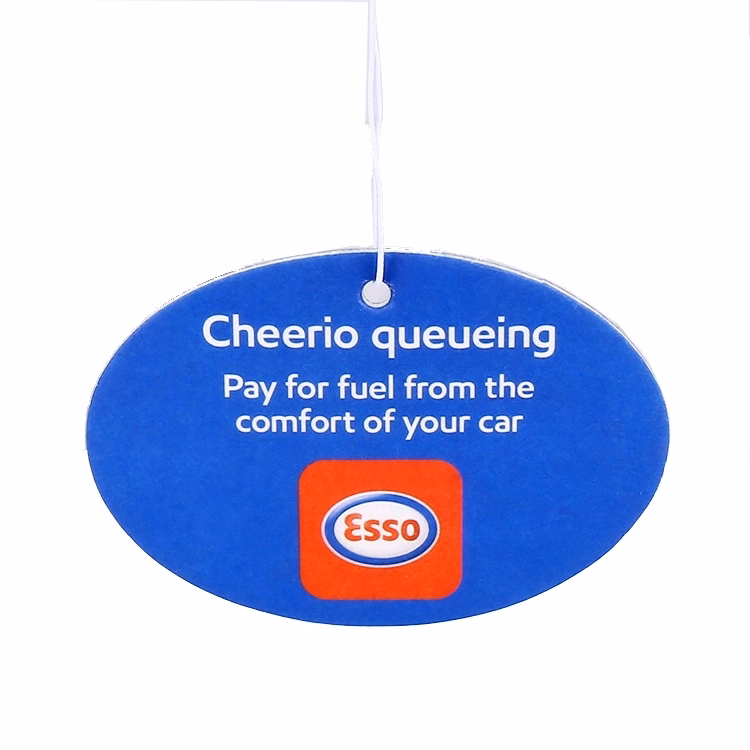 Full Color Air Freshener - Oval