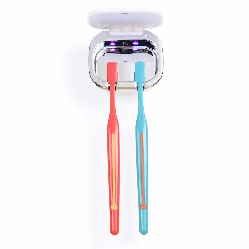 Sanitizing toothbrush box