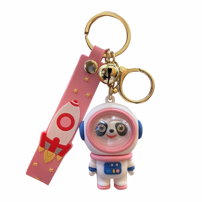 Space Panda Astronaut Keychain