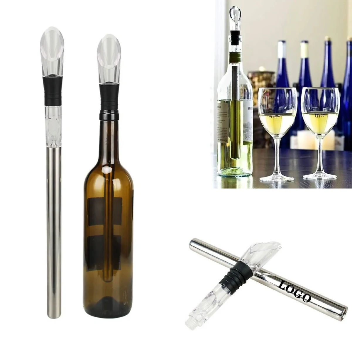 MOQ 10 pcs Stainless Steel Wine Chiller 1