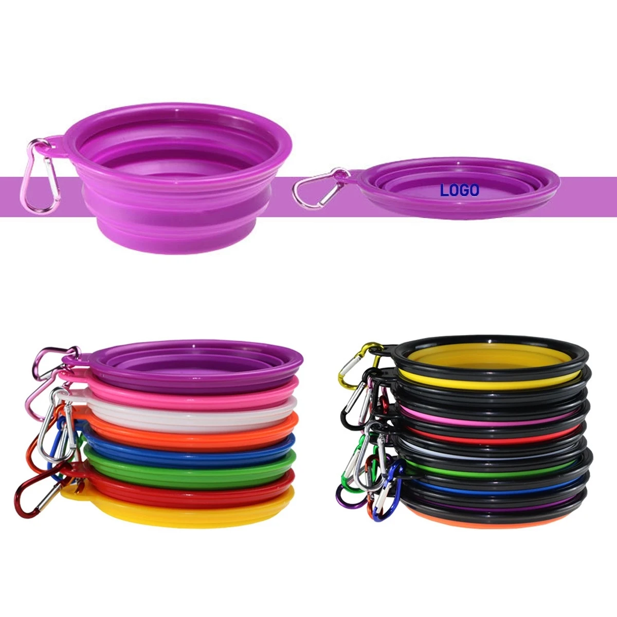 Silicone Collapsible Dog Bowl 1