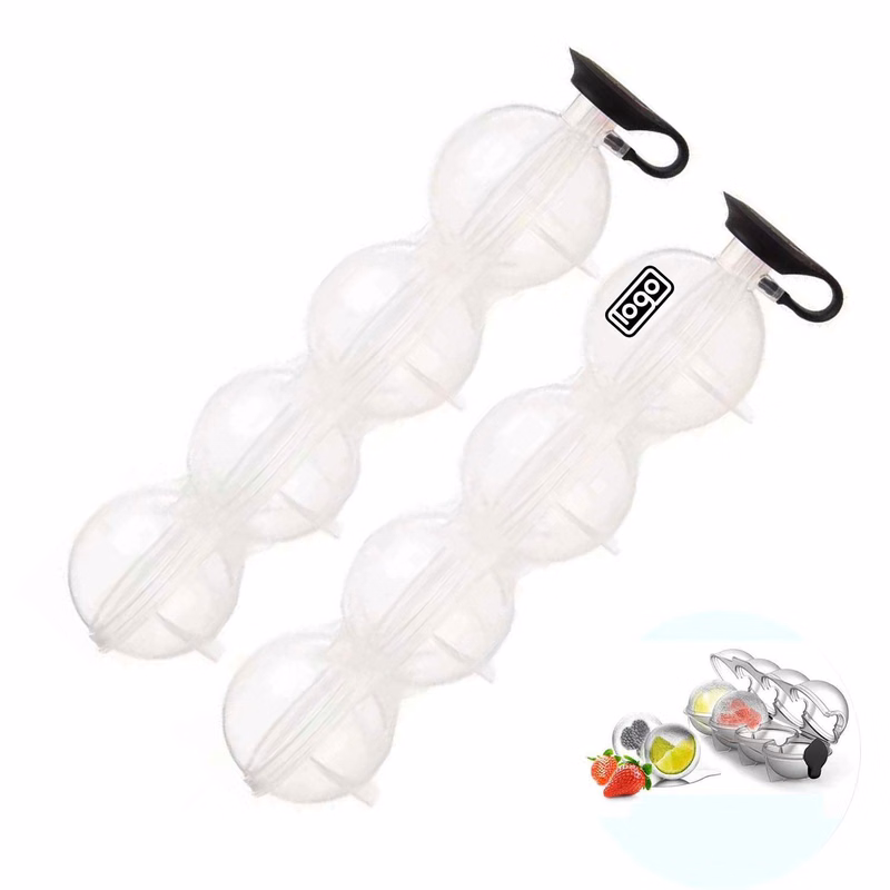 Four-Hole Round Ice Grid Mold