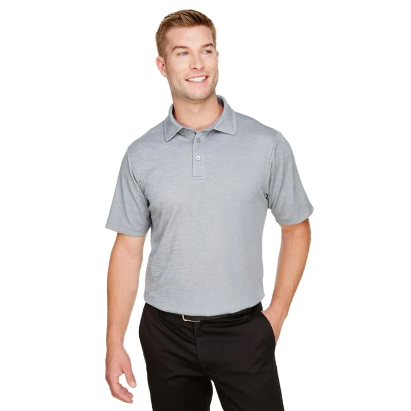 Devon & Jones CrownLux Performance™ Men's Address Melange Polo 1