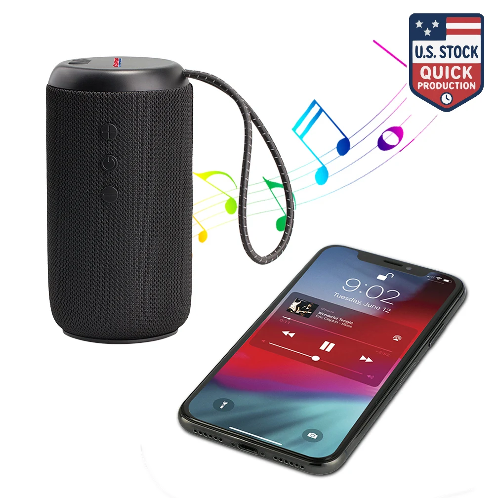 SonicWave IPX7 Waterproof Bluetooth Speaker – 5000mAh Battery, 12-Hour Playtime 1
