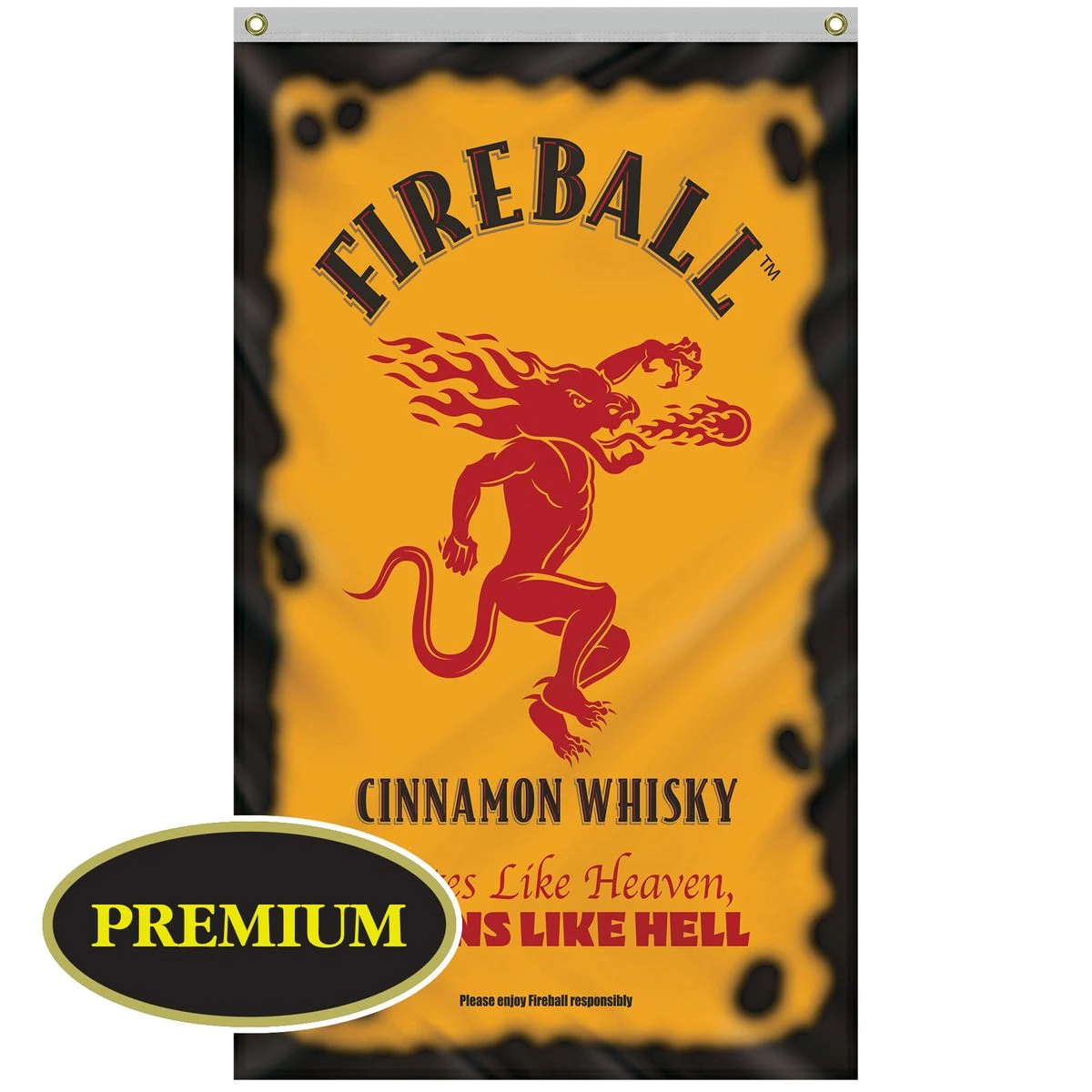 3' x 5' Single Reverse Knitted Polyester Vertical Banners 1