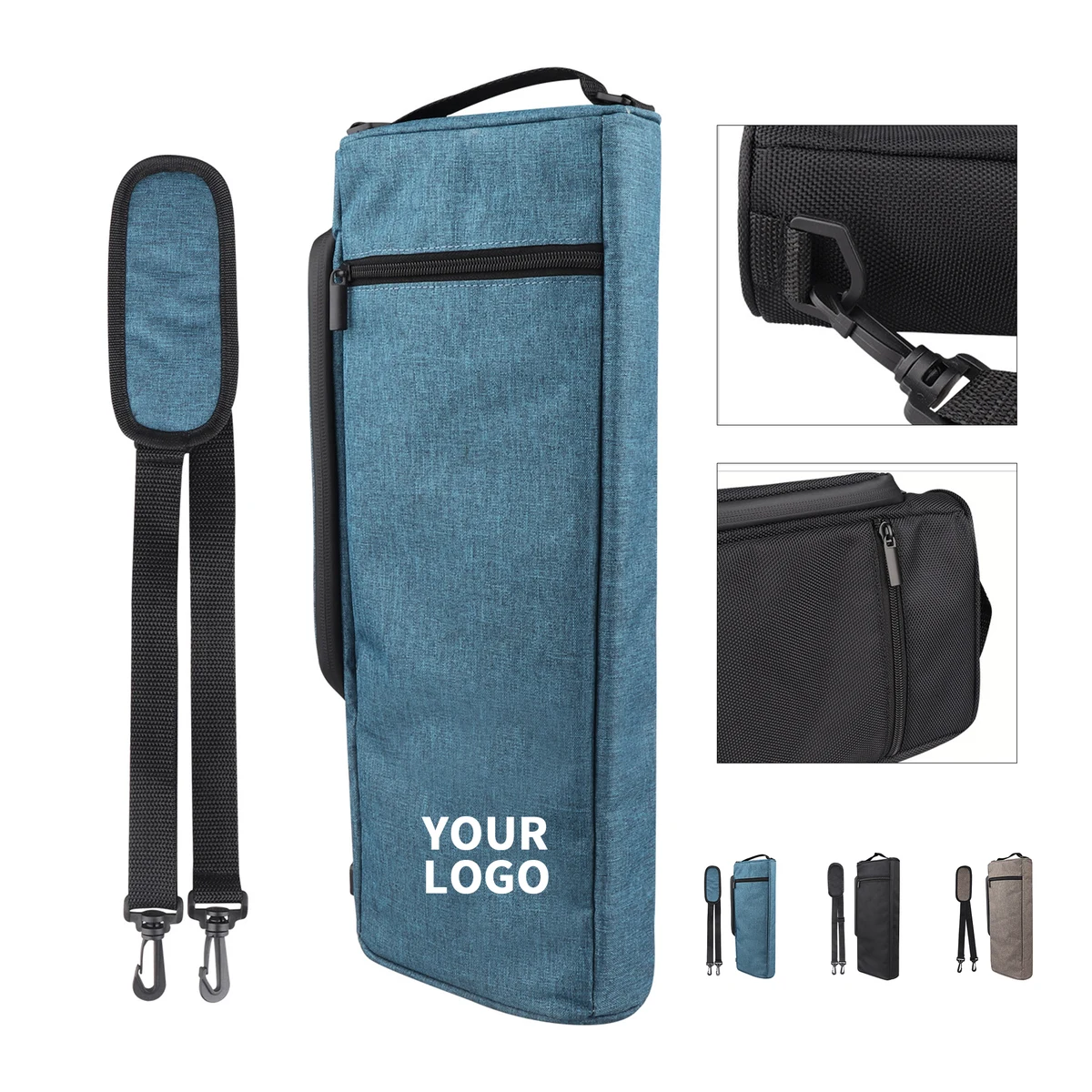 Slim Insulated Golf Cooler Bag 6 Can Capacity 1