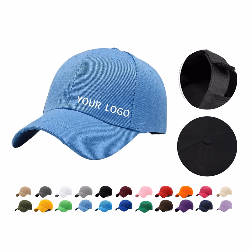Classic Baseball Cap with Breathable Acrylic Fabric