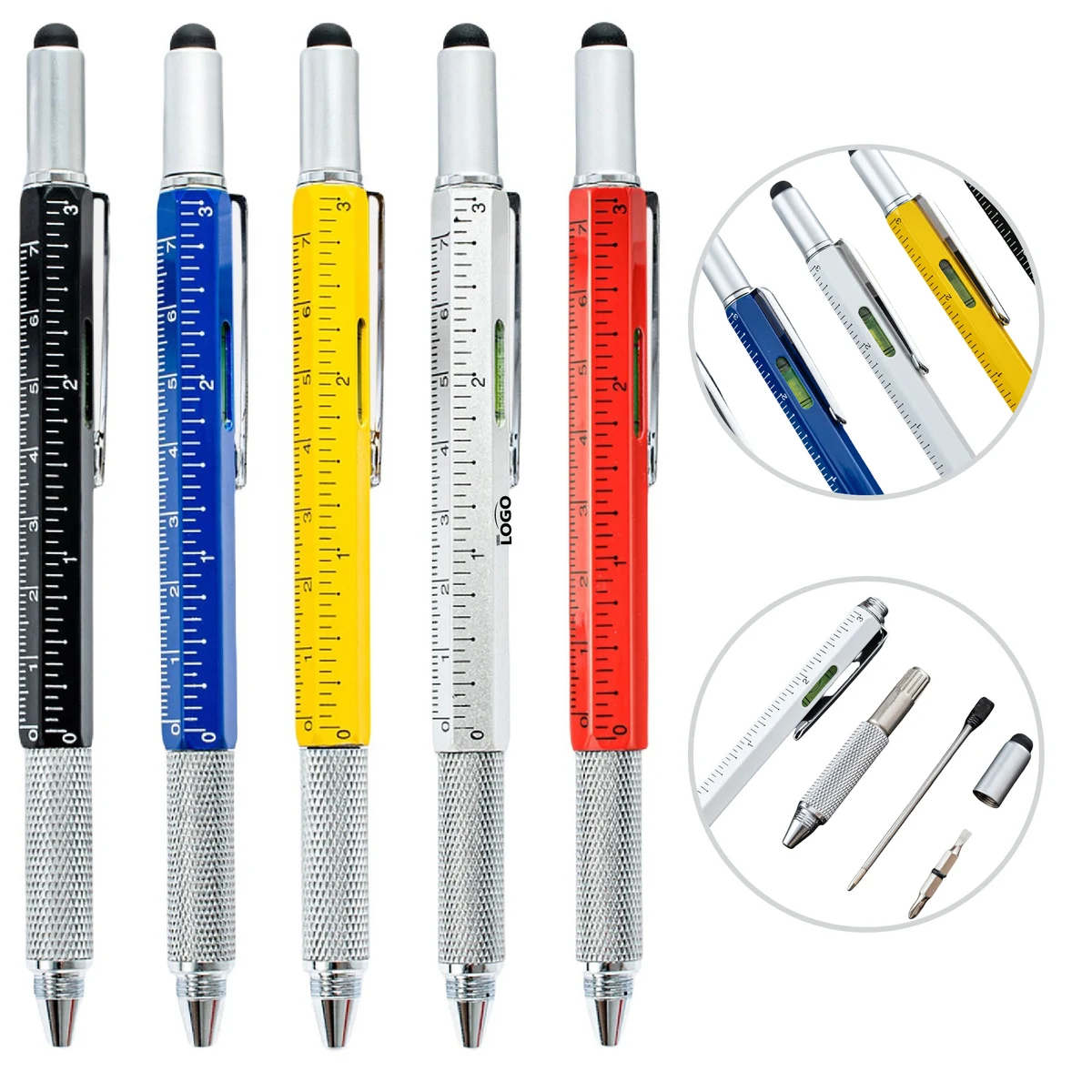 6 in 1 Multitool Pen with Ruler 1