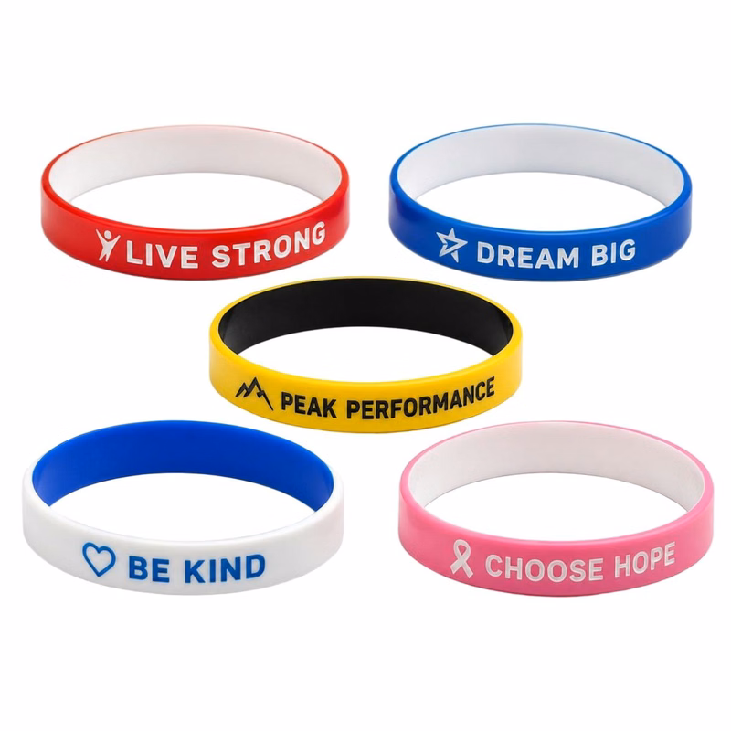 Two Tone Silicone Bracelet