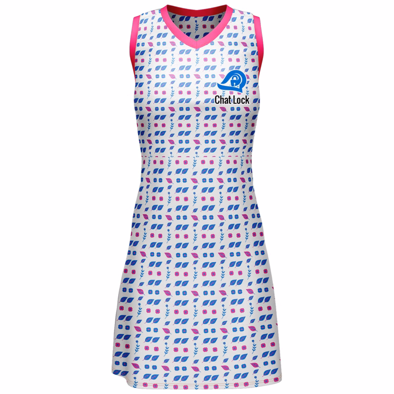 Women's Full Sublimation Premium Netball Dress - PolySpandex