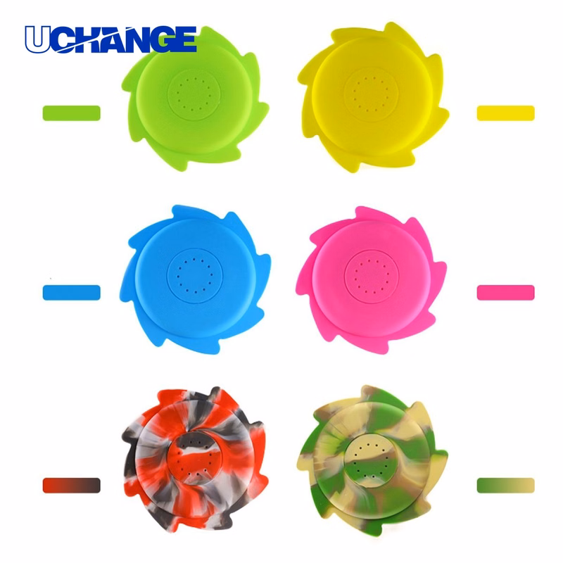 Silicone Sprinkler Flying Disc Toy for Fun