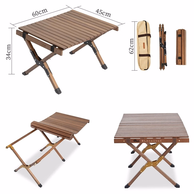 Wood Outdoor Picnic Camping Portable Folding Tables