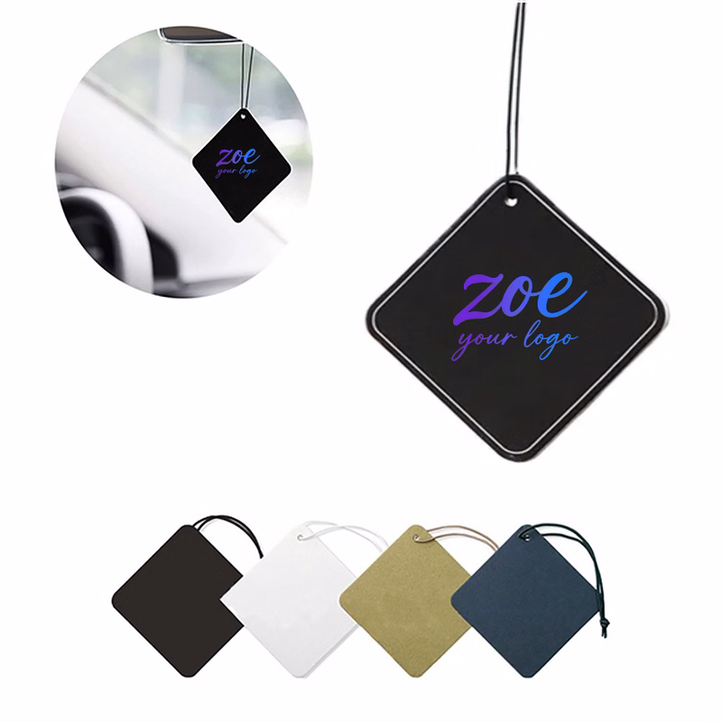 Full Color Custom Square Car Scent Card