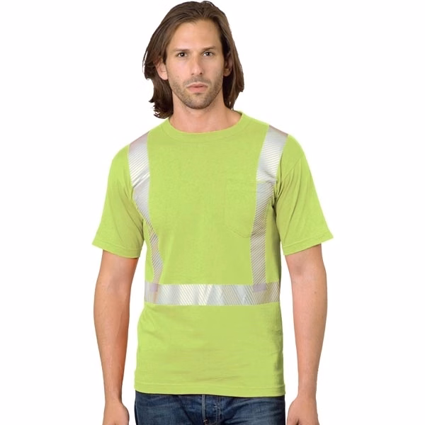 Hi-Visibility 50/50 Pocket Crew Tee