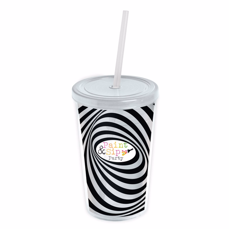 16 oz. Transparent Sentinel Tumbler with Clear Full Color insert