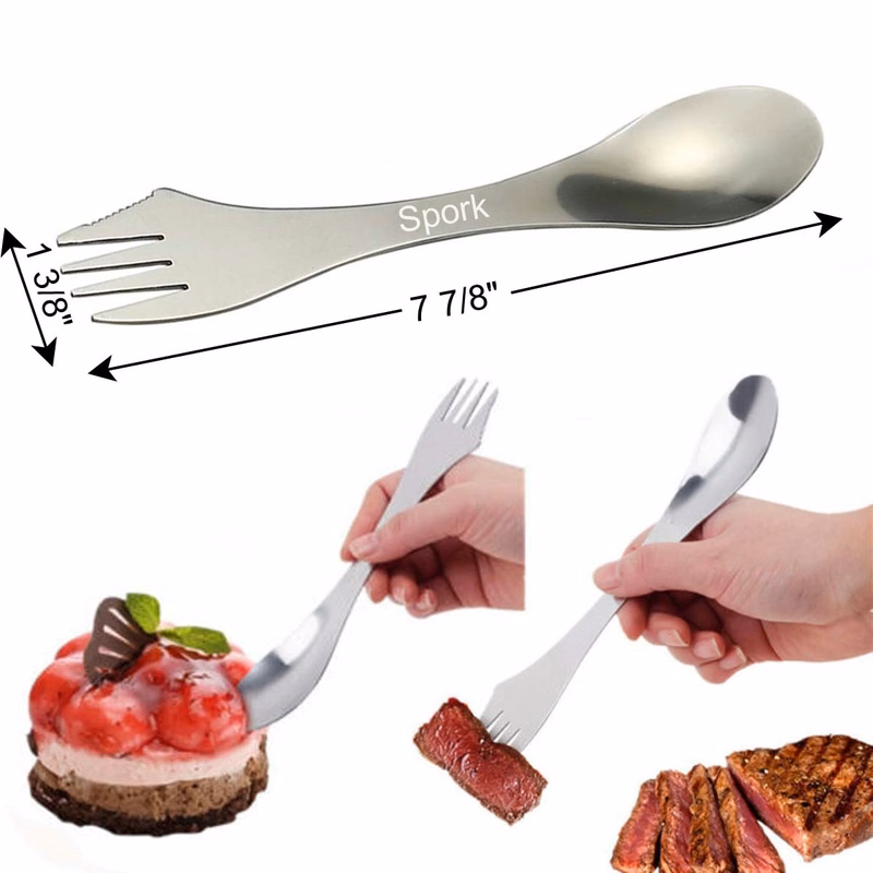 3 In 1 Stainless Steel Spork